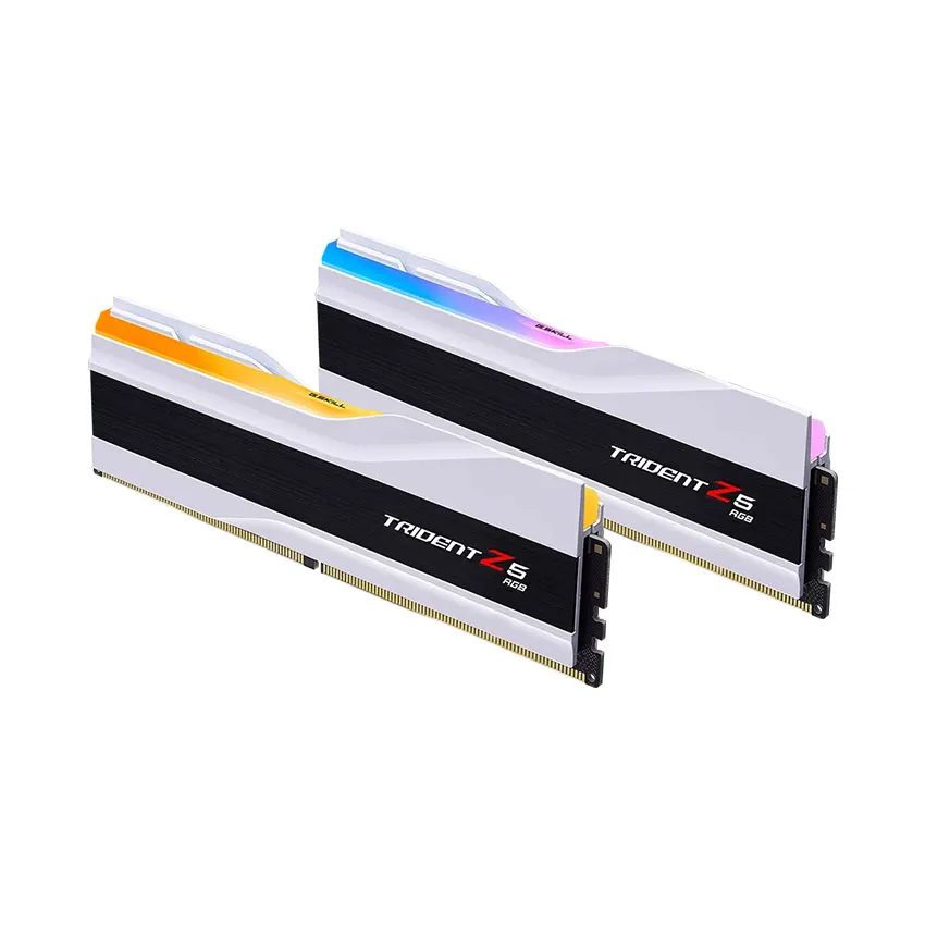 Ram Desktop Gskill TRIDENT Z5 RGB (F5-6000J3040G32GX2-TZ5RW) 64GB (2 x 32GB) DDR5 6000Mhz